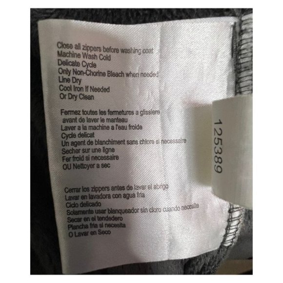 Michael Kors Olive Green Belted Zip Up Coat Jacket with Attached Hood (Womens M) - Picture 15 of 15